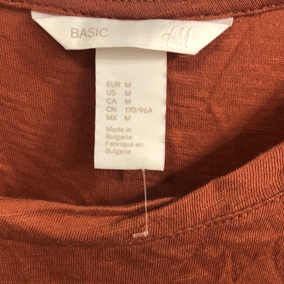 Slouchy Burnt orange t - Picture 2 of 6